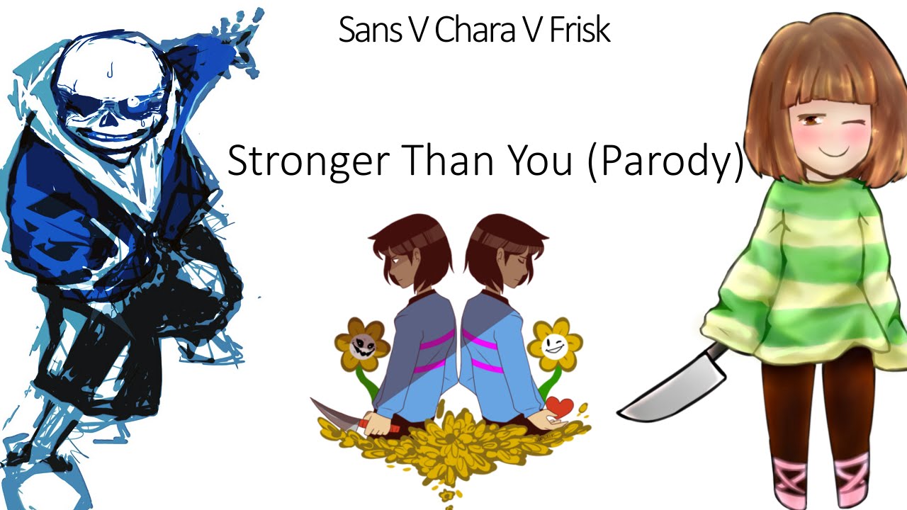 Trio (Sans/Chara/Frisk) Stronger Than You